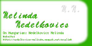 melinda nedelkovics business card